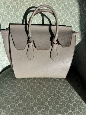 Celine Tie Knot Medium Leather Satchel with pouch and dust bag